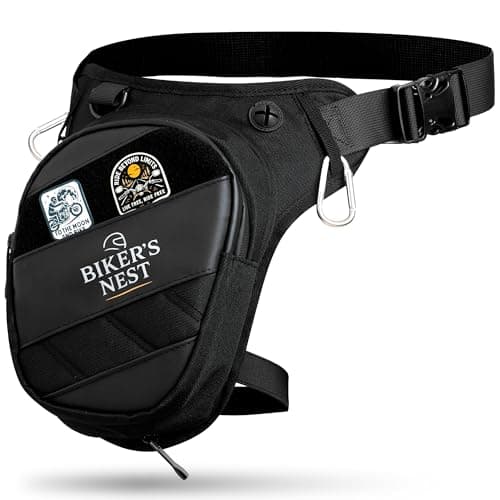 Waterproof Motorcycle Leg Bag, Expandable Thigh Bag 2.3–3.3L