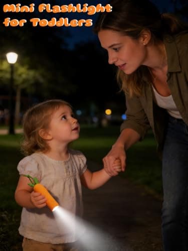 CoolGift Mart Kids Silicone Torch, Dimmable Flashlight for Toddlers Kids Boys Girls, Rechargeable Hanging Night Light for Camping, Night Walks and Home Use, Fun Animal Themed Portable Flashlight — view 5