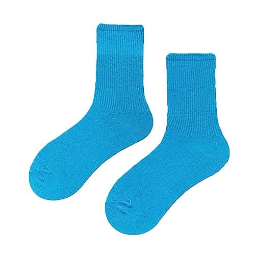 Crew Socks Soft Athletic Non-Slip Sock Cosy Moisture Wicking Anti-Blister Socks Thermal Blend Plain Leisure Sock Durable Elastic Seamles Crews Outdoor Sports Running Travel Everyday Wear — view 5