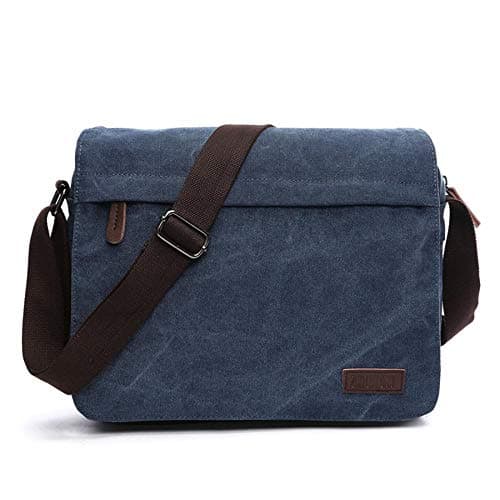 Messenger Bag 13.3 Inch Canvas Crossbody Shoulder Laptop Satchel For Men — view 2