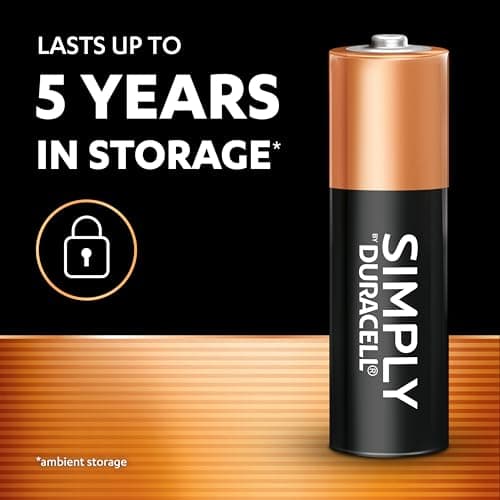 DURACELL Simply AA Batteries (48 Pack) - Alkaline Double A Battery 1.5V - Quality Guaranteed - Everyday Device - Plastic-Free Packaging — view 4