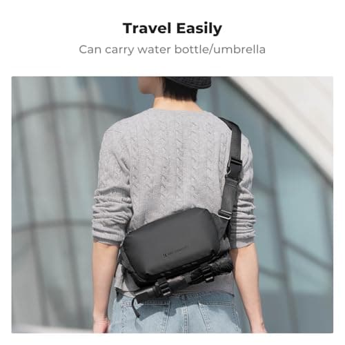 K&F CONCEPT Camera Sling Bag, Camera Bag for DSLR and Lenses(Black-S,Small) — view 5