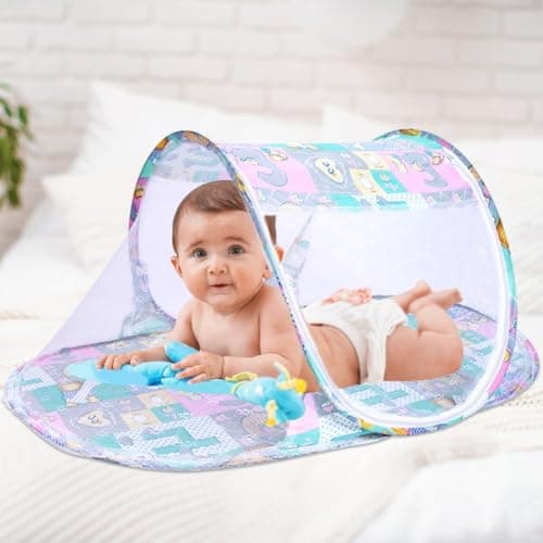 Foldable Baby Bed Mosquito Net, Mosquitonet For Travel Cot, for Baby for Infant Bed, for Home, Portable for Beds, Camping, Travel, Patios — view 5