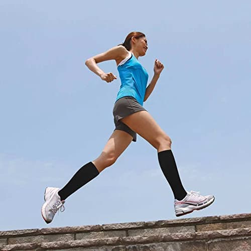 7 Pairs Compression Socks for Women & Men 15-20 mmHg is Best Athletic & Medical for Running Flight Travel Nurses — view 2