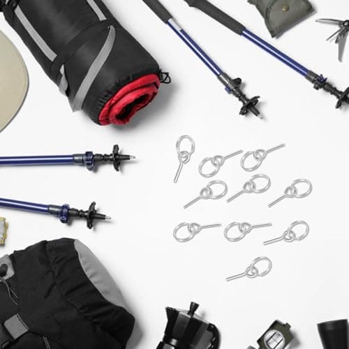 12pcs Tent Ring and Pin Connectors for Outdoor Camping Travel — view 5