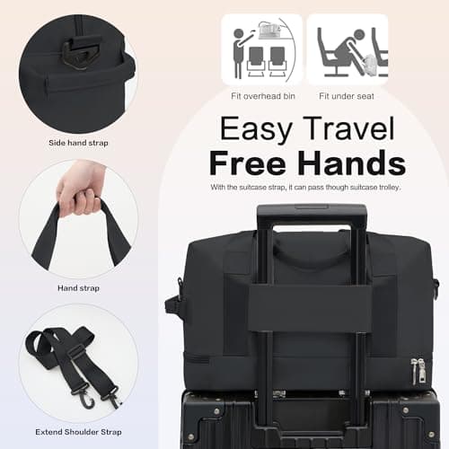 for Ryanair Cabin Bags 40x30x20 Underseat 24L Hand Luggage Bag — view 5