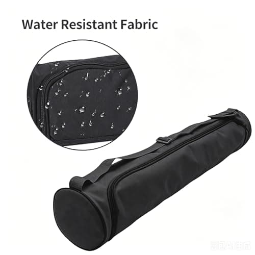 Ogetok Yoga Mat Bag, Full Zip Exercise Carrier Bag with Adjustable Strap, Waterproof Mat Carry Bag Strap for Gym Class Beach Park Travel for Women & Men (Black) — view 5