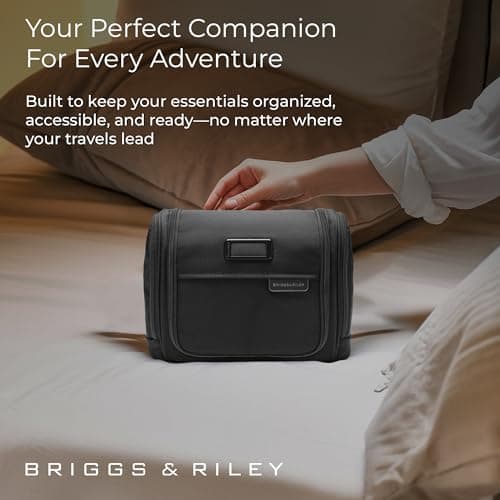 Briggs & Riley Deluxe Hangable Toiletry Kit, Black — view 5