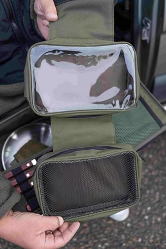 BEETACKLE Bank Wash Bag | Carp Fishing | Long Sessions | Foldable | High Capacity | Easy-Carry | Dry-Wet Separation | Internal Mirror | Hooks for Hanging — view 3