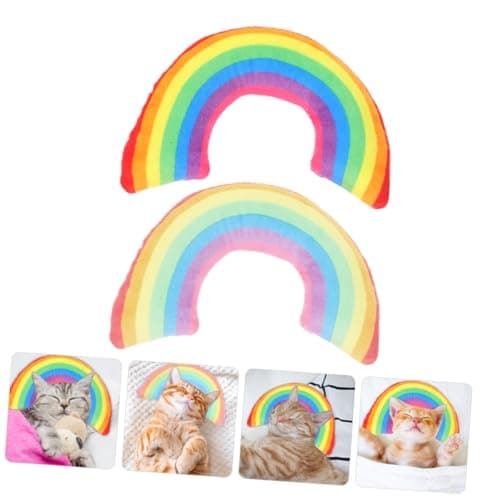 TOYANDONA 6 Pack U Shaped Cat Pillow with Catnip, Polyester and Pp Cotton, Washable Soft Support for Indoor Cats and Kittens Sleeping Area — view 6