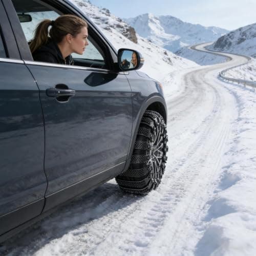 Tyre Traction Straps Pack of 10 Winter and Cold Accessories for Road Travel — view 3