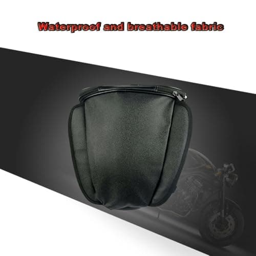 AAWEI Motorbike Rear Seat Bag for Royal Enfield Himalayan 450,Waterproof Motorcycle Tail Bag Luggage,Small Size Large Capacity,Breathable Mesh Outdoor Riding Pack — view 5