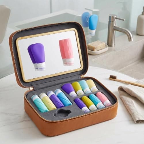 HERKINDNESS 16 Pieces Travel Tubes for Filling Set, 89 ml Suction Cup — view 6