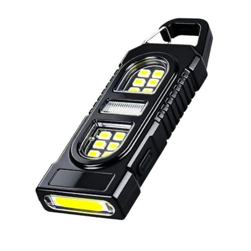 CAZSTYK Keychain LED Rechargeable Multi-Setting Bag Clip