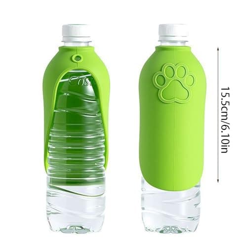 Portable Puppy Water Dispenser Feeder for Cats, Teal — view 3