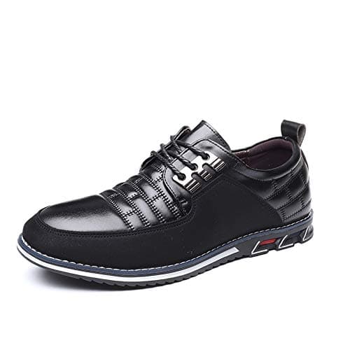 COSIDRAM Mens Loafers Casual Sneakers Comfort Fashion Driving Walking Moccasins Flat Shoes Business Dress Office Black 10 — view 5
