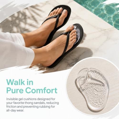 Gel Toe Post Protectors for Flip Flops, Ball of Foot Cushions — view 5