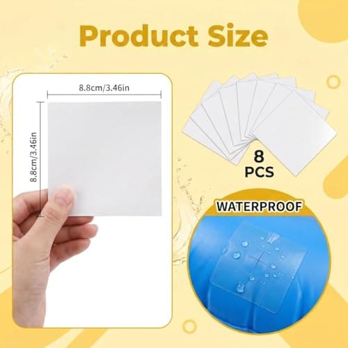 8 Pcs Waterproof Inflatable Pool Repair Kit, TPU Pool Patch Repair Kit — view 2