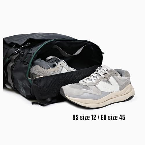 KalgoTeal Utility Duffle Bag 40L, Convertible Backpack for Travel, Gym & Commute, Water Repellent — view 6