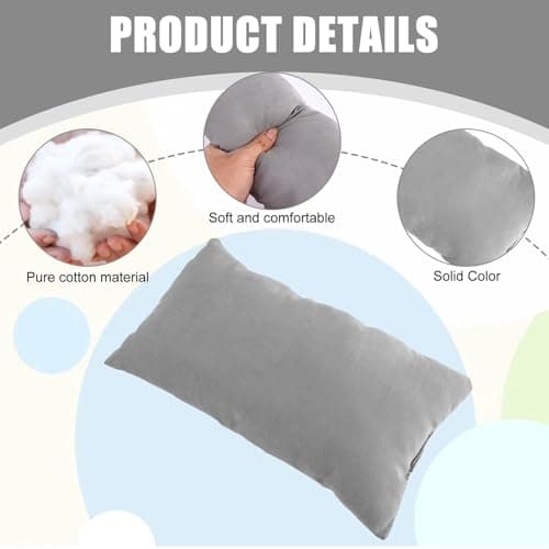 Mini Pillow for Travel, 28 x 17.8 cm Small Pillow for Neck Waist and Pets — view 3