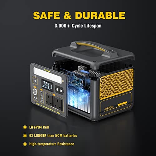 VTOMAN Jump 600X Portable Power Station 299Wh LiFePO4 Battery, 60W USB-C — view 3