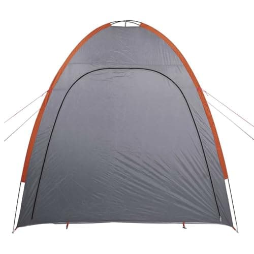 Ziaphsol Side Tent, Grey and Orange, Waterproof, Camping and Hiking, Trekking Outdoor, with Poles, Ventilation, Pack Size 57 x 10 x 10 cm, for Family Tent, Festival, Backpack — view 5