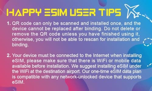 Happy 5G eSim Japan 15Days Unlimited Data Travel eSim | 8GB of 5G High-Speed Data Then 128kbps | Support iPhone & Android Devices | Easy Activation | No Need Registration — view 6