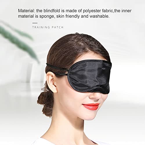 TSHAOUN 20 Pack Cotton Sleep Mask, Eye Mask,Light-Blackout Sleeping Mask,Blindfold Eye Mask for Sleep Game Travel with Nose Pad,Ultra Soft & Comfortable Eye Blinder (20 PCS) — view 4