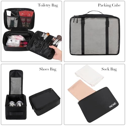 BAGAIL Packing Cubes for Suitcase 8 Set, Lightweight Luggage Packing Organizers Packing Cubes for Travel Accessories — view 3