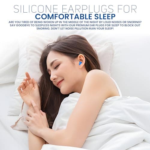 Sleepy Panda Silicone Ear Plugs 6 Pairs Reusable for Sleep & Travel — view 6