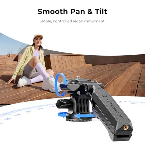 K&F CONCEPT 62.2"/158cm Lightweight Camera Tripod for Phone — view 5