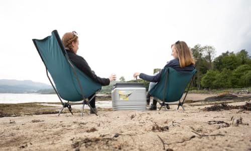 Vango Pinnacle Cool Box Cooler Ice Box | Highly Insulated, Portable, Leakproof, Durable, Ice Rentention, Food Safe - Camping, Fishing, Beach, Festival, Picnic (Grey, 32L) — view 3