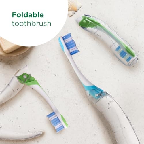 GUM Travel Kit | Foldable Toothbrush | Original White Toothpaste | White Dental Floss | 2 Soft-Picks Original | 1 Travel Kit (with 2 Bonus Samples) — view 3