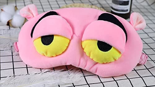 Apanphy® Pink Frog 3D Contoured Sleep Mask, Polyester, SLEEP_MASK, 20 cm x 10, Elastic Strap — view 6