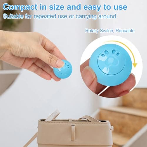 Sneaker Eliminator Balls, Reusable Shoe Odor Eliminator Balls Gym Bag Drawer Closet Deodorizer Balls (Cologne) — view 3