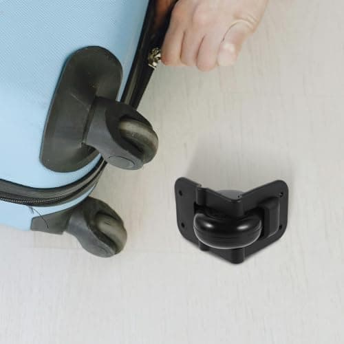 Luggage Replacement Wheel Repair Kit for Suitcase Caster Pair Black — view 5