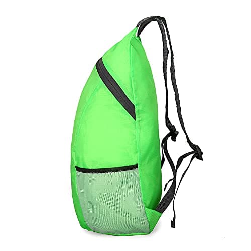 Fiorky Ultra Lightweight Foldable Backpack, Nylon Outdoor Backpack Waterproof Camping Survival Bag Outdoor Sport Daypack Travel Bag for Men Women for Climbing Trekking Walking Hiking Biking — view 3