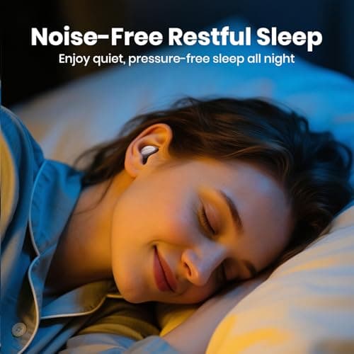 Ultra-Comfy Reusable Ear Plugs - 45dB SNR Noise Cancelling Earplugs for Sleep, Deep Focus,Travel,Sensitivity | Flexible Hearing Protection |Customizable Fit |4 Ear Tips Size in Dual-Layer/S/M/L-Black — view 5