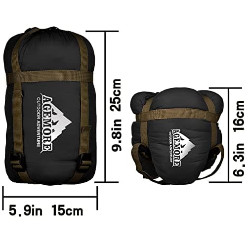 Agemore Ultra-light Compact Envelope Sleeping Bag for Camping — view 2