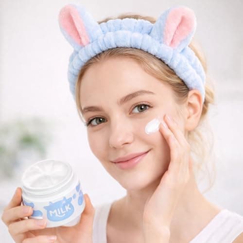 Milk Skin Care Sets & Kits - Milk Beauty Gift Sets for Teenage Girls - Teenage Girls Gifts - Facial Kits for Women - Travel Skincare Set Daily Face Care - Deep Hydrating Smoothing 28PCS (Milk-28PCS) — view 6