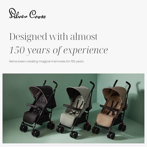 Silver Cross - Pop Pushchair - Foldable Travel Stroller - Buggy - Adjustable/Lie Flat Seat - Newborn to 4 Years - Space — view 6