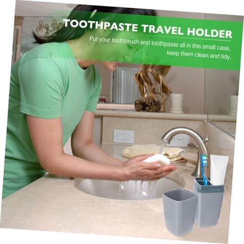 Portable Toothpaste Travel Case Toothbrush Cup Pp Wash Cup — view 6