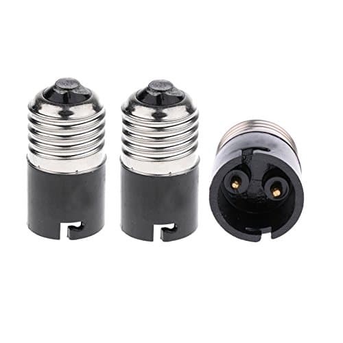 FINELED E27 To B22 Base Converter Adaptor, E27 Edison to B22 Bayone Lamp Socket Converter(Pack of 3)