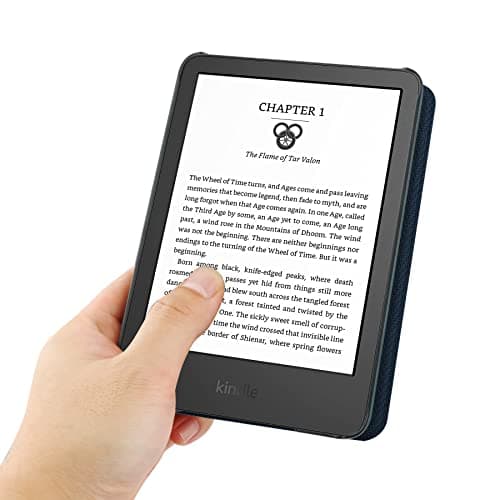 VOVIPO Slimshell Protective Case for All-new Kindle 6 Inch(Fits 2024 and 2022 Releases only,Thin and Lightweight, Foldable Protective Cover-Navy — view 4