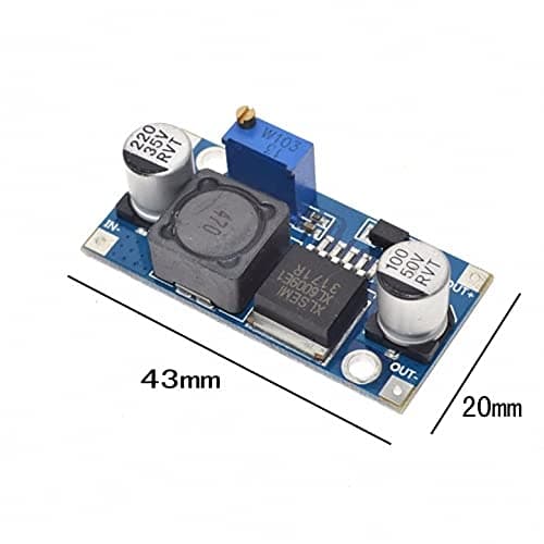 JZK 6 PCS Boost module boost converter DC to DC 3.0-30 V to 5-35 V output voltage adjustable step-up circuit board, step up transformer power module — view 2