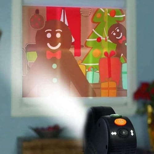 Cqhbzf Halloween Window Projector Lights Outdoor, Christmas LED Projector, Built-in 12 Movies — view 5