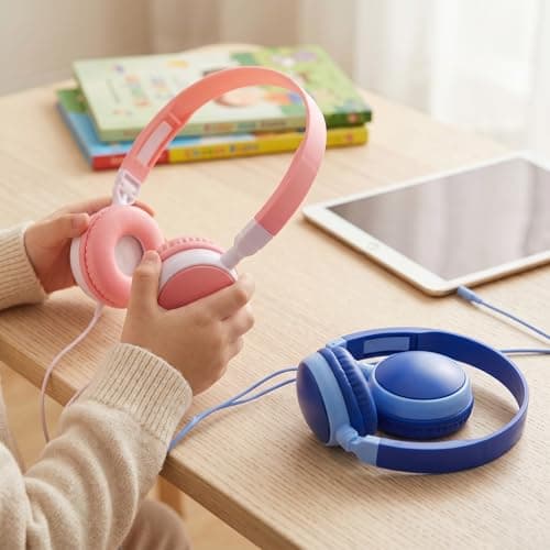 Xnukaw Children Headphones Wired 3.5mm Jack 12 Pack with 4ft Cable — view 3