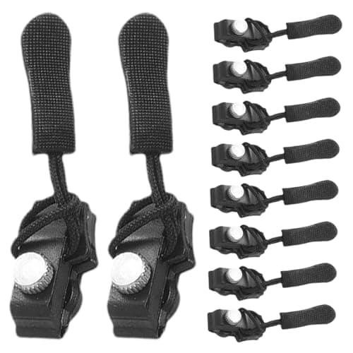 Fix Zipper Slider - Broken Zipper Repair, Zip Replacement Kit | Adjustable Zip Slider Set, Univarsal Solution, Fix on Luggage Hoodie Suitcase Outdoor Sleeping Bag