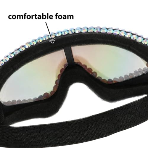 Boland - La Folie Party Ski Goggles with Rhinestones — view 6