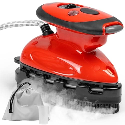 Duronic Travel Iron SI2 BK 375W Mini Irons with Variable Temperature Portable 50ml Black Steam Iron For Holiday Quilting Crafts Compact Design for Travelling